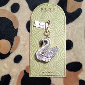 Rush Silver Swan Key Holder